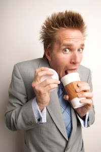 Nervous Man Man Just Sued by Debt Collector